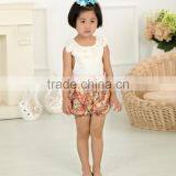 New Design Wholesale Fashion Newborn Baby Girls Floral Romper Infant Bodysuits Adorable Lace Kids thumbnail-4