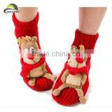 Design Your Own 3D Cow Knitted Girls Tube Socks thumbnail-2