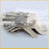 Non Slip Cotton Glove Industrial Pvc Dotted Cotton Workplace String Knit Safety Gloves With Dots thumbnail-2