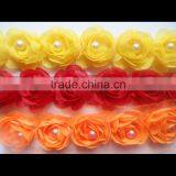 Beautiful Wholesale Chiffon Flower, Rosettes Flowers, Shabby Chiffon Flower for Headwear/Garment/Dress/Wedding /decoration thumbnail-6