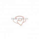 Latest Rose Gold Plated Heart Ring thumbnail-1