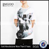 MGOO High Quality 100% Polyester Sublimation Printing Tshirt Customized T-shirt With Photo OEM Dri Ffit Shirts thumbnail-1