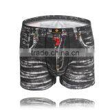 MGOO Hot Sale Mens Jeans Print Boxer Underwear Young Boy Boxer Fitting Sexy Male Boxer thumbnail-4