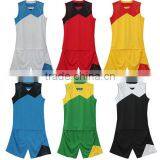 100% Polyester Blank Basketball Jersey Apparel Blue/white Men Sports t Shirt thumbnail-4