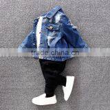 Zm40645b Spring and Autumn New Design Children Jeans Coats and Jacket Boys Fancy Casual Clothes thumbnail-1