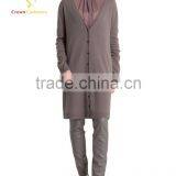Women Wool Long Cardigan Sweater thumbnail-1