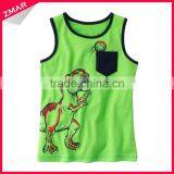 Wholesale Cotton Fashion Latest Custom Tank Top Printing For Children Clothing thumbnail-1