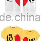 2016 Korea Fashion Love Printed T-Shirt For Couple thumbnail-5