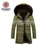 Wholesale Mens Fashion Winter Down Jacket With Fur thumbnail-3