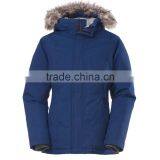 High Quality Waterproof Kids Faux Fur Parka With Snap Hand Pockets and Inset Elasticized Waistbelt thumbnail-5