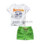 Wholesale Summer Cotton Printing Boys Kids Clothes Clothing Set thumbnail-5