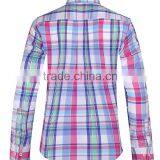 2017 Latest Fashion Plaid Long Sleeve Button-down Collar Casual Shirt for Men thumbnail-3