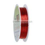 Jewelry Findings String Materials Round Orange-red 0.4mm Dia. Copper Beading Wire Thread Cord thumbnail-1