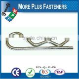 Made In Taiwan Hitch Pin Clip Quick Insert Clip Slotted Pin