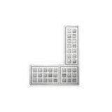 Gun-shape Stainless Panel Mount Rugged Numeric Keypad With Back-Lit Keys