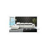L.W25 White Leather Sofa thumbnail-1