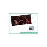 Futsal Led Electronic Football Score Board Indoor / Outdoor , Digits Scorer Display