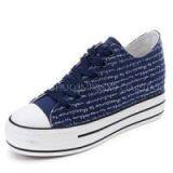 Women\'\'s Fashion Mid Top Canvas Lace Up Workout Shoes