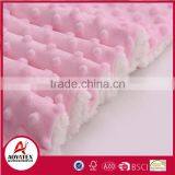 100% Polyester Pressure Bubble Micromink Sherpa Blankets thumbnail-5
