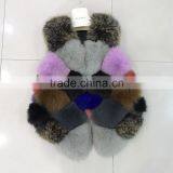 SJ043 Newest Design Colorful Top Quality Fox Apparel Gilets thumbnail-6