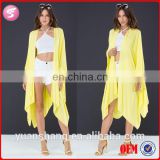 Sexy Yellow Modern Kimono New Fashion Girls Stylish Top