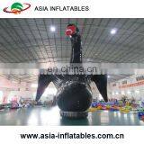 Advertising 8m High Inflatale Black Swan Model, Inflatable Swan Replica For Event thumbnail-1