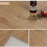 SPC Floor Plastic Flooring Sheet Tiles Slotted Click Lock 5.0mm Thickness 0.15mm Wear Layer