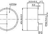 Electromagnetic Passive Buzzer Sc2512 thumbnail-2