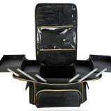 Make Up Bag For Travel Storage Bags Waterproof Makeup Bag Cosmetic Case Brush Holder With Adjustable Divider- Soft Cosmetic Case thumbnail-5