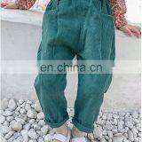 Corduroy Trousers Loose Pants Kids Wide Corduroy Leg Pant More Colors You Can Choose thumbnail-1