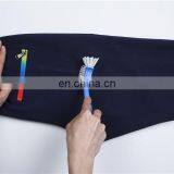 Custom Logo Summer Casual Elastic Drawstring Mid Waist Stripe Tape Cotton Sweat Men Shorts thumbnail-6