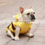 New Design Fashion Waterproof Little Bee Luxury Pet Dog Yellow Rain Coat Raincoat Outfit thumbnail-6