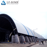 LF Long Span Roof Steel Space Frame Barrel Type Coal Storage For Sale thumbnail-1