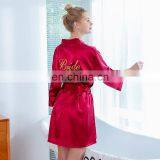 3/4 Sleeve Satin Fabric Uniforms Spa Salon Uniform Ladies thumbnail-2