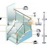 Outdoor Balcony Railing Design Stainless Steel Glass Railing Balustrade Handrail thumbnail-4