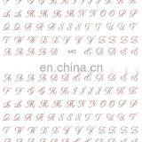 JOYFUL 634-643 Golden Rose Gold Letters Words Numbers 3d Laser Holographic Nail Sticker thumbnail-5