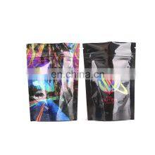 Factory design Resealable Seal Plastic Smell Proof 3.5 Custom Lock Packaging Pouch Zipper Ziplock Zip Holographic Mylar Bags