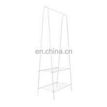 K&B 2 Tier Metal Stand Hanging Clothes Rack Detachable Stand Shoes and Clothes Hanger Rack thumbnail-2