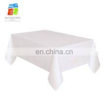 Competitive Price Good Feedback White Round Tablecloths