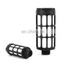 SNS PSU Series Black Color Pneumatic Air Exhaust Muffler Filter Plastic Silencer for Noise Reducing thumbnail-1