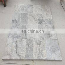 Premium Excellent Quality Silver Travertine Pavers Filled and Honed Cut to Size Made in Turkey Cem-Fpt- 06 thumbnail-5