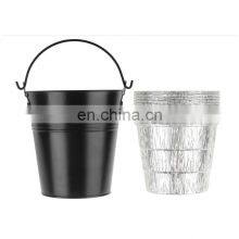 Grill Grease Bucket Liner Disposable Drip Bucket Liner Round Square Food Container Aluminum Foil Container thumbnail-5