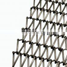 Factory Manufacturer Decorative Mesh Spiral Wire Curtain Chain Link Curtain Mesh for Restaurant