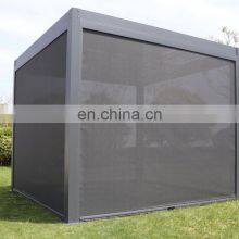 Sunroof Waterproof Patio Automated Outdoor Gazebo Garden Bioclimatic Aluminum Pergola thumbnail-2