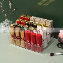 9/24/36/40 Grid Lipstick Box Acrylic Makeup Organizer Storage Box Lipstick Nail Polish Display Stand Holder Cosmetic Organizer thumbnail-2