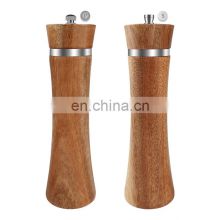 Wooden Pepper Grinder Salt Grinder and Pepper Mill for or Mother's Day Father's Day Thanksgiving Christmas