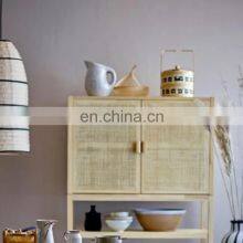 Handcrafted 2 Tiers Bamboo Storage Basket With Handle Handmade Natural Gift Basket & Boxes Vietnam Supplier in Bulk thumbnail-3