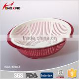 Kitchen accessories Plastic Mesh Colanders with tray