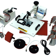 Hot Sell New HT Design Plate/Mug/Cap Transfer,Advanced TShirt 8 in 1 Combo Heat Press Machine