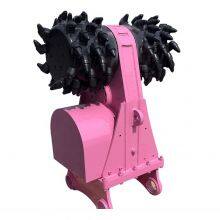 Hydraulic Rotary 390kg Drum Cutter 220-320Bar Excavator Attachment Milling Drum Cutter For Sale thumbnail-6